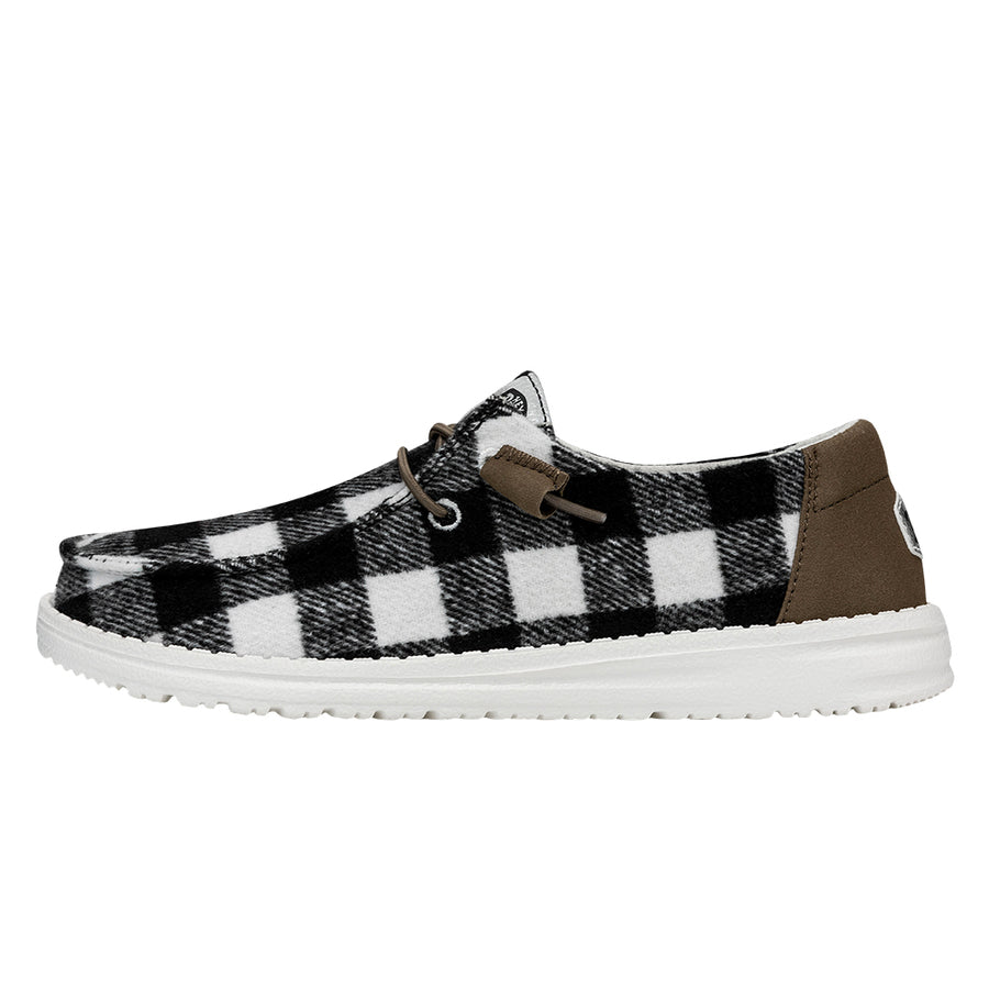Wendy Buffalo Plaid – White and Black Plaid