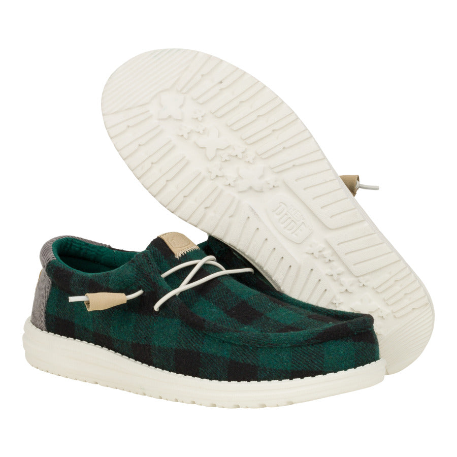 Wally Buffalo Plaid – Hunter Green - Image 4