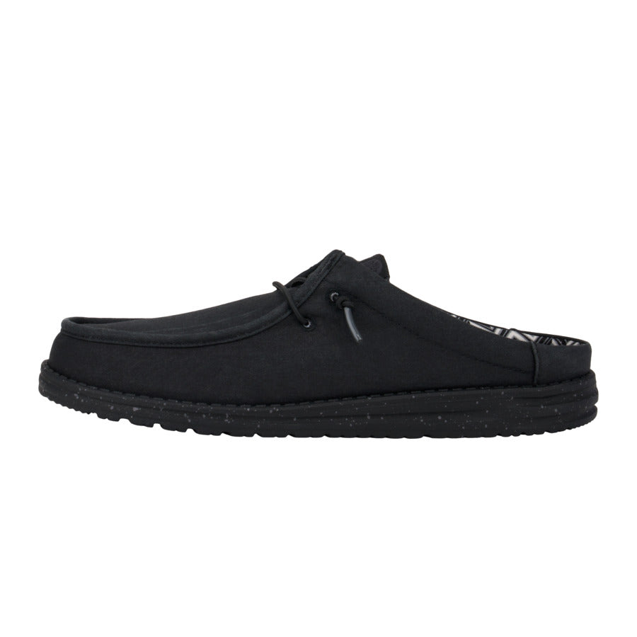 Wally Slip Stretch Canvas – Black/Black