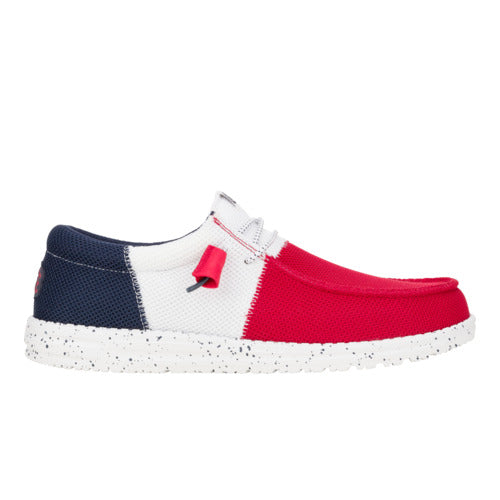 Wally Tri Varsity Mesh – Red/Navy - Image 8
