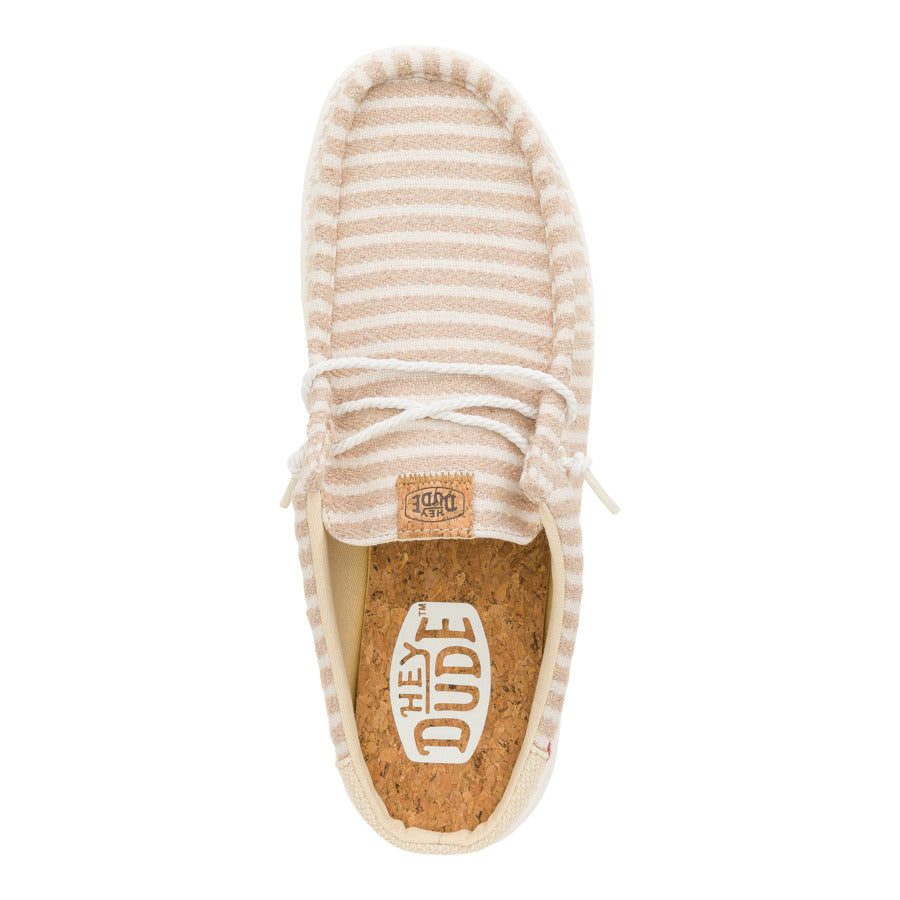 Wally Slip Resort – Tan/White - Image 7