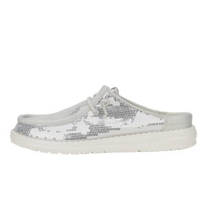 Wendy Slip Sequin – White