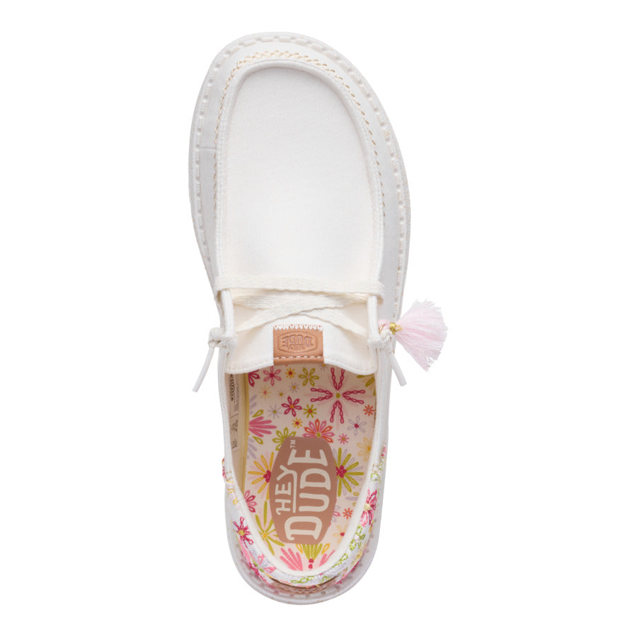 Wendy Funk Embroidered Floral – Ivory/Multi - Image 6