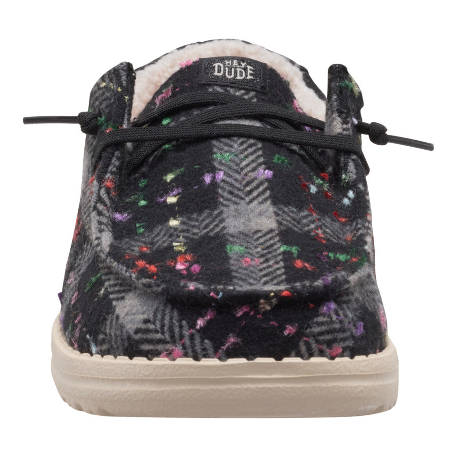 Wendy Confetti Plaid Cozy – Black/Multi - Image 4