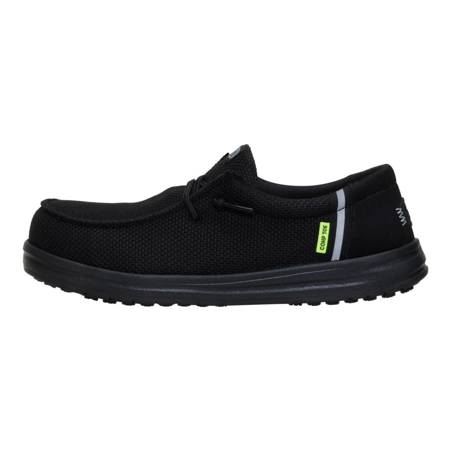 Wendy Work Comp Toe – Black/Black